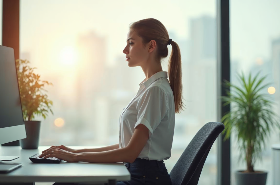 Ból pleców w pracy? Ergonomia biurowa i ćwiczenia z fizjoterapeutą